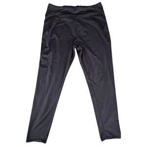 ClimateRight by CuddlDuds High Waisted Black Athletic Leggings Womens Size XL